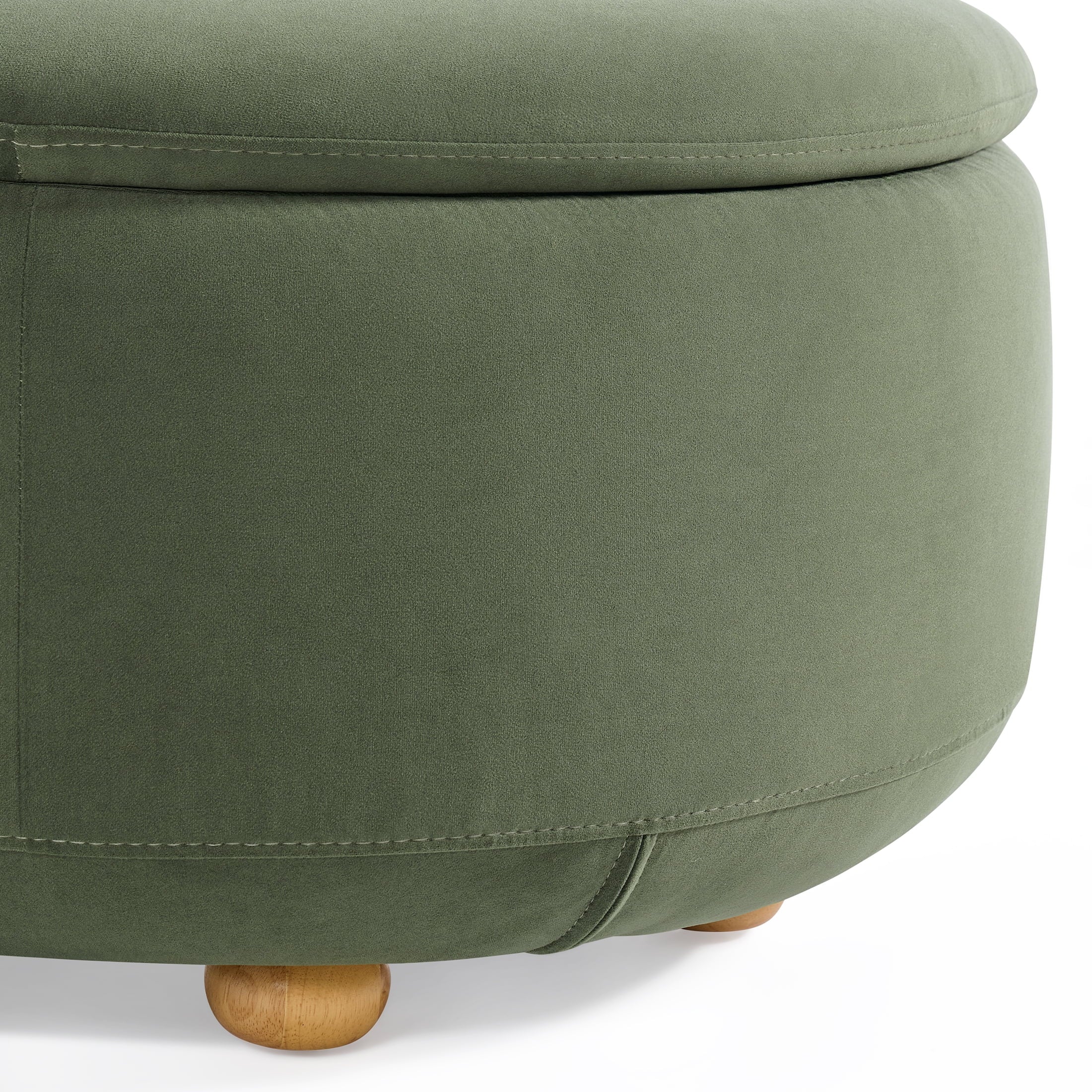 Better Homes & Gardens Juliet Modern Boucle Chaise & Storage Ottoman, Pearl
