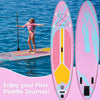 10ft Inflatable Stand Up Paddle Board with Premium SUP Accessories, Non-Slip EVA Deck, for Adults & Youth of All Skill Levels
