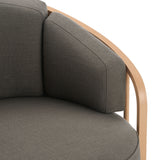 Better Homes & Gardens Lillian Swivel Birdcage Accent Chair, Cream Linen