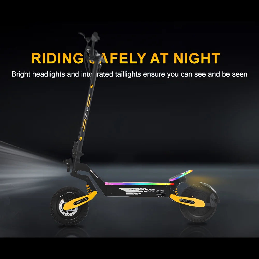 Off Road Electric Scooter for Adults, 1200W Motor Fast E Scooter, Up to 28MPH Top Speed & 20Miles Long Range, 11" Off-Road Tires, 330lbs MAX Load, Foldable