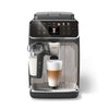 PHILIPS Series 4400 Fully Automatic LatteGo Espresso Machine, SilentBrew Technology, Quick Start. Aromatic Coffee from Freshly Ground Beans, 12 Hot and Iced Drinks, Black Chrome (EP4447/90)