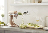 KitchenAid Deluxe Series 4.5 Quart Tilt-Head Stand Mixer with Stainless Bowl, Contour Silver, KSM97CU