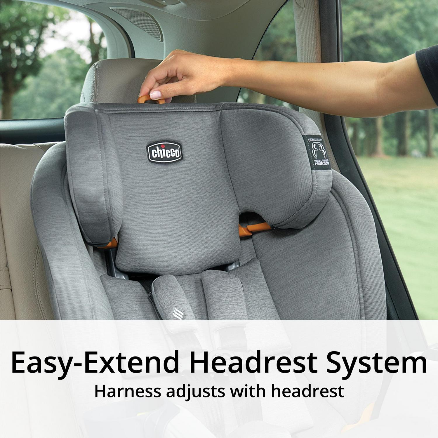 Chicco OneFit ClearTex All-in-One Car Seat - Slate (Grey). New