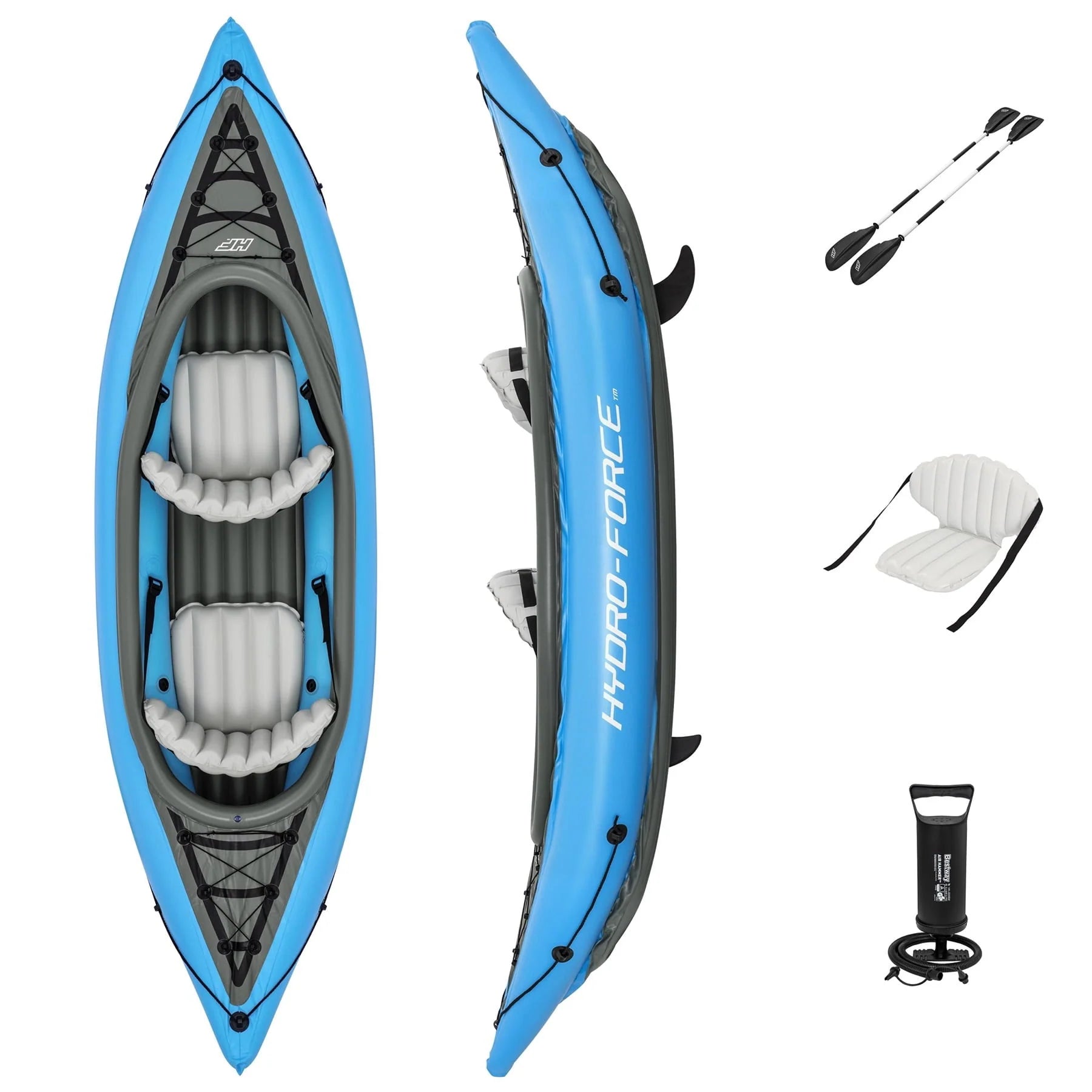 X2 Inflatable Kayak - Two-Person Kayak Set (10?0?Long)