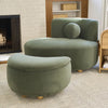 Better Homes & Gardens Juliet Modern Boucle Chaise & Storage Ottoman, Pearl