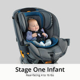 Chicco Fit4 Adapt 4-in-1 Convertible Car Seat - Vapor (Grey)