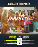 Slushie Machine, No Ice Needed, 88 oz INOVIVA Slushy Machine for Home with Self-Cleaning Function, Professional Frozen Drink Maker, 5 Preset Programs, Frozen Margaritas, Frappés, Milkshake, and More