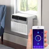 Restored Soleus Air 8,000 BTU Saddle Window Air Conditioner with Wi-Fi (Refurbished)