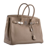 Hermes Birkin 35 Gris Tourterelle Togo with Palladium Hardware