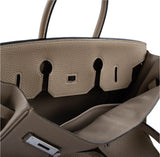 Hermes Birkin 35 Gris Tourterelle Togo with Palladium Hardware