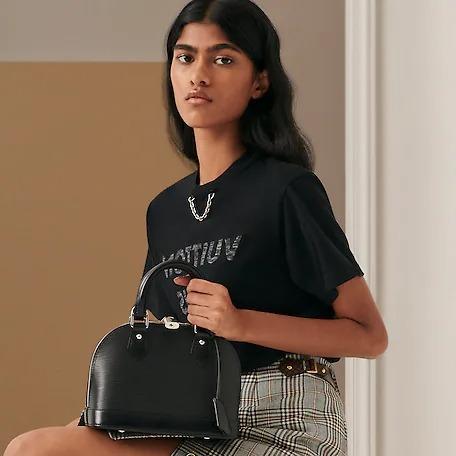 Louis Vuitton Alma BB Leather Bag
