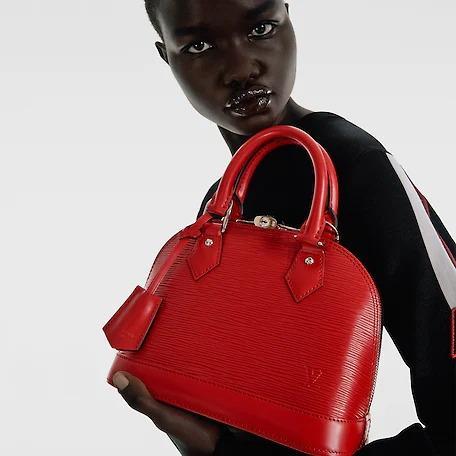 Louis Vuitton Alma BB Leather Bag