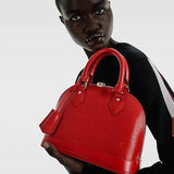 Louis Vuitton Alma BB Leather Bag