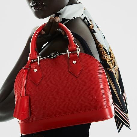 Louis Vuitton Alma BB Leather Bag
