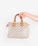 Louis Vuitton Damier Azur Speedy 25 Hand Bag
